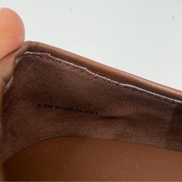NEW Everlane Rum Brown Leather The Day Mary Jane Flat in Size 6.5 - Picture 16 of 16